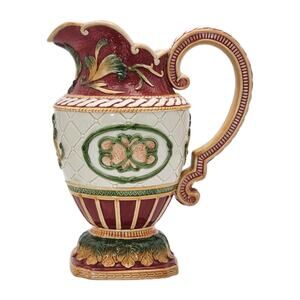 Fitz and Floyd BARONIAL HOME PITCHER 68/672 Original Box 10.5" Vintage 2005